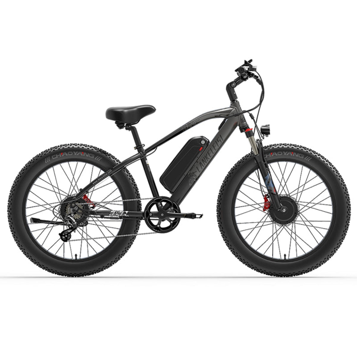 LANKELEISI MG740 PLUS Bicicleta eléctrica todoterreno con motor dual delantero y trasero