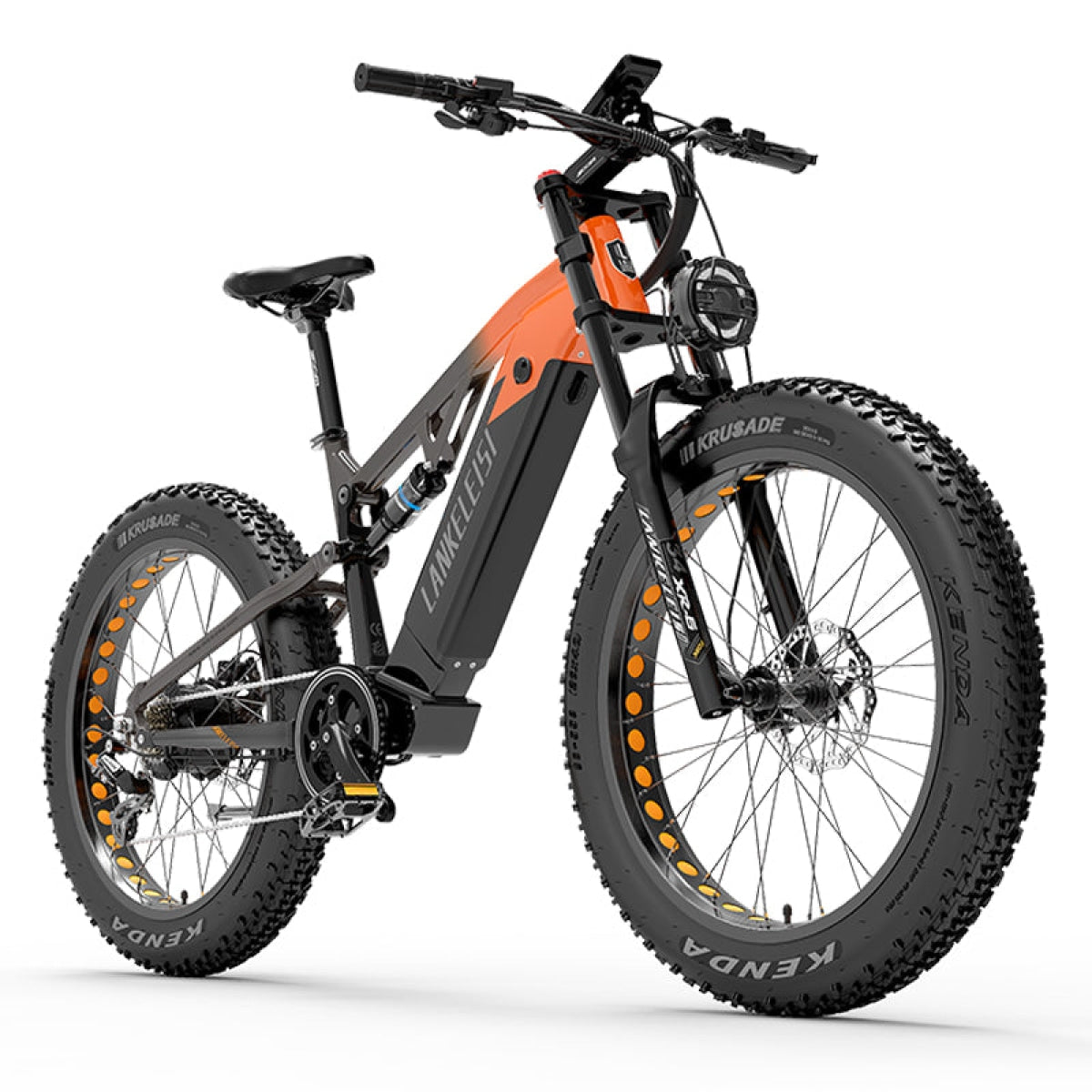 LANKELEISI RV800 Plus Bicicleta de montaña eléctrica con motor Bafang de 750 W de alta calidad