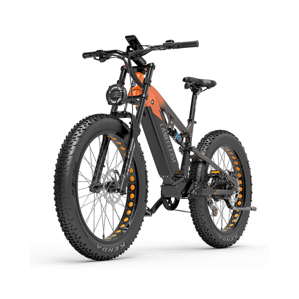 LANKELEISI RV800 Plus Bicicleta de montaña eléctrica con motor Bafang de 750 W de alta calidad