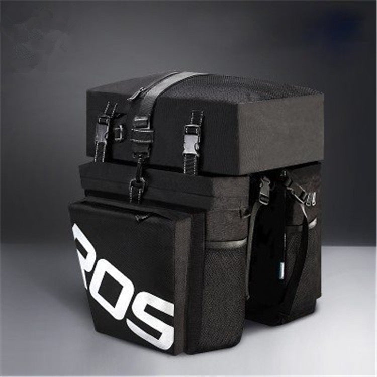 Bolsa para portaequipajes trasero 3 en 1 para bicicleta