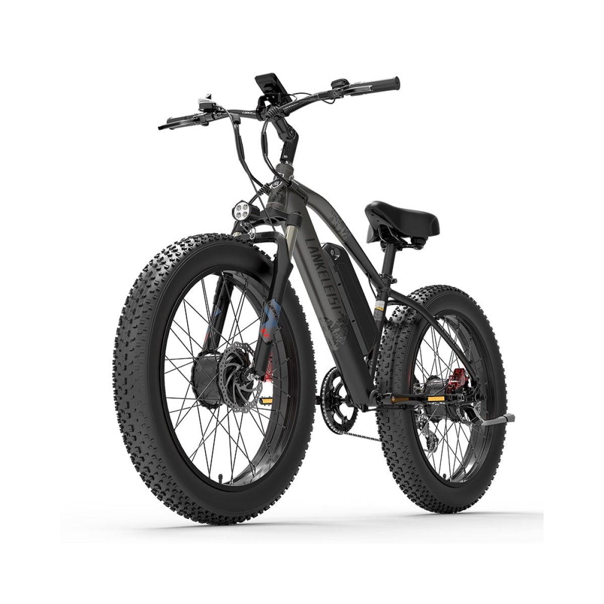 LANKELEISI MG740 PLUS Bicicleta eléctrica todoterreno con motor dual delantero y trasero